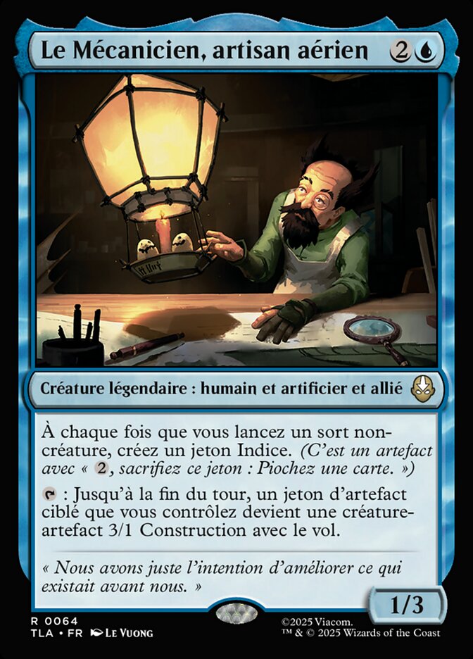 Le Mécanicien, artisan aérien