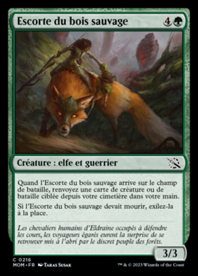 Escorte du bois sauvage