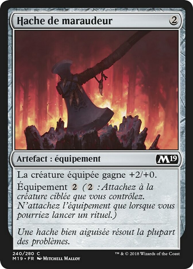 Hache de maraudeur