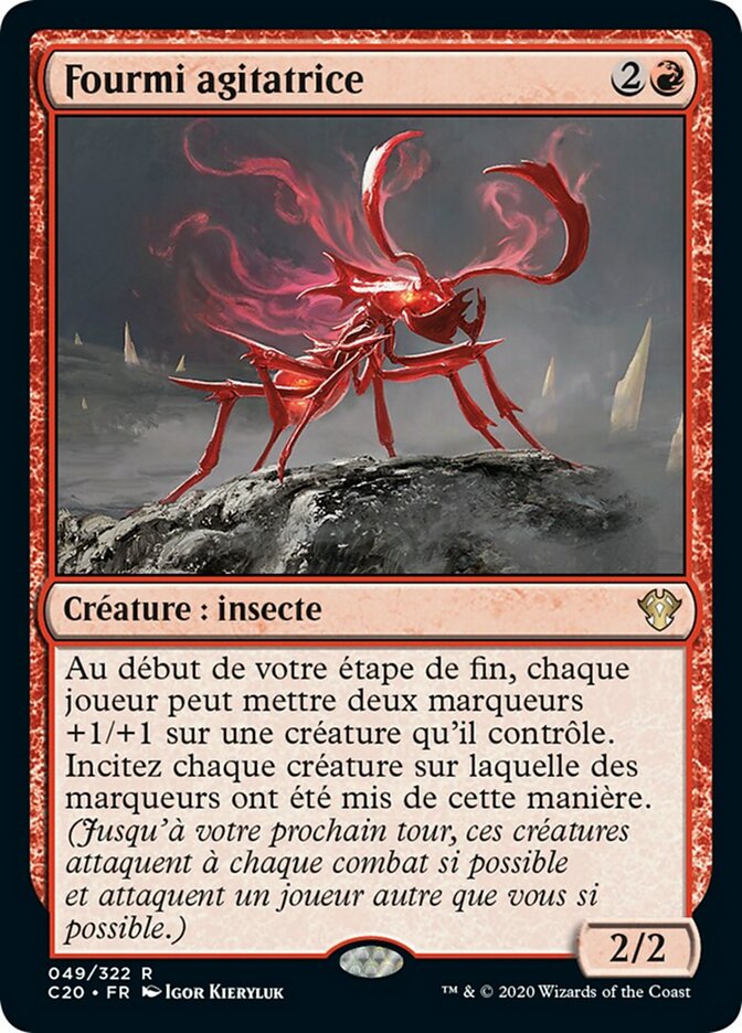 Fourmi agitatrice