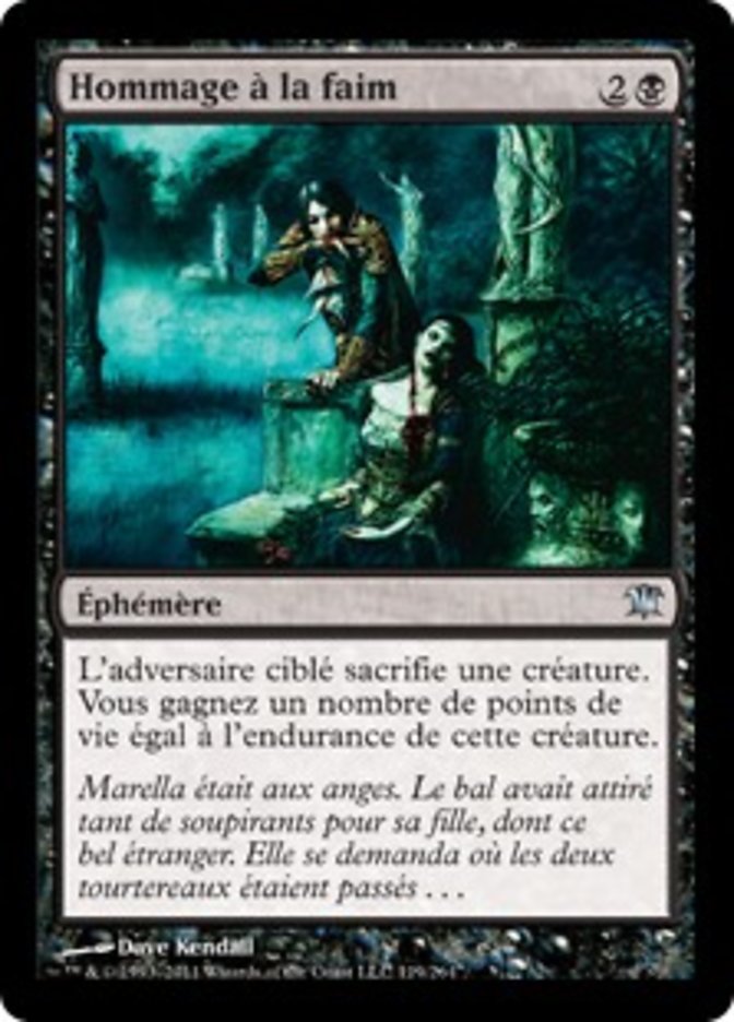 Hommage à la faim