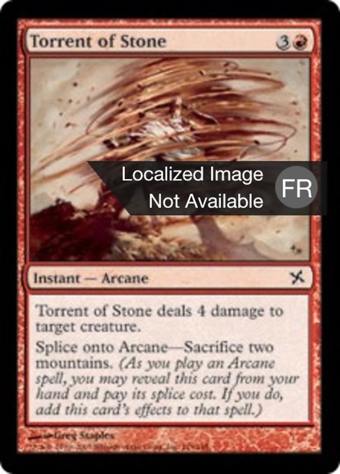 Torrent de pierres