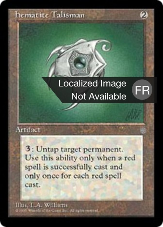 Talisman d'hématite