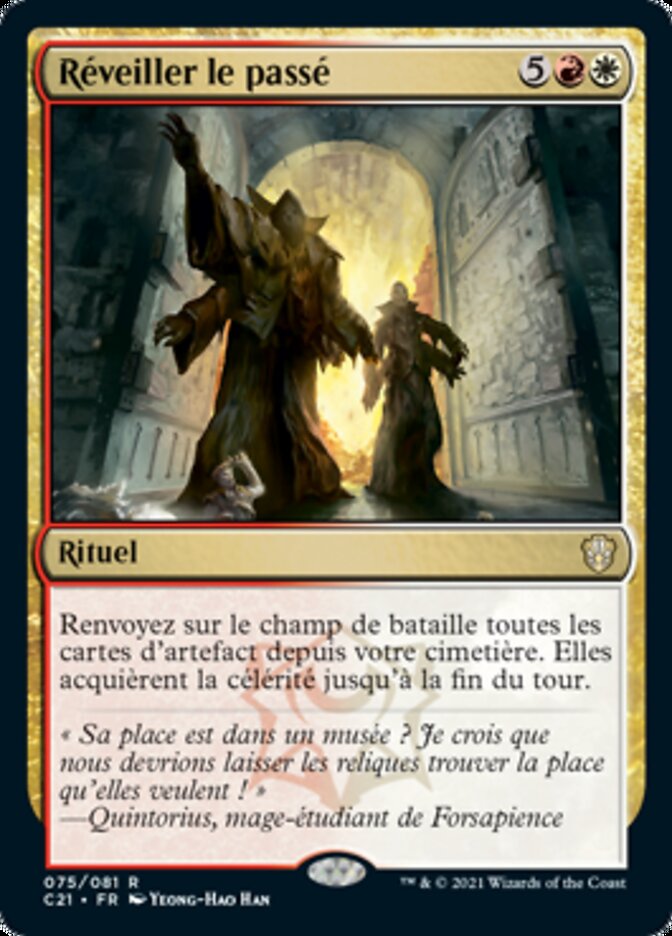 Réveiller le passé