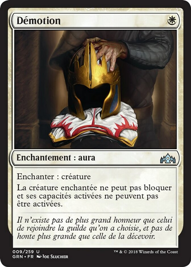 Démotion