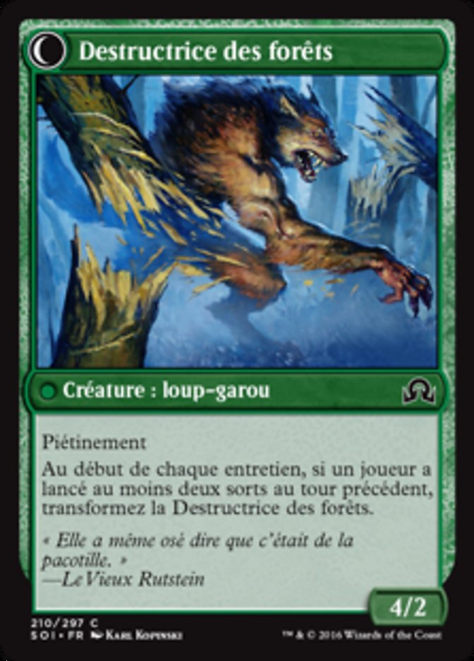 Bûcheronne de l'arrière-pays