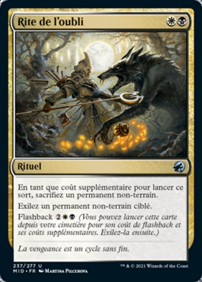 Rite de l'oubli