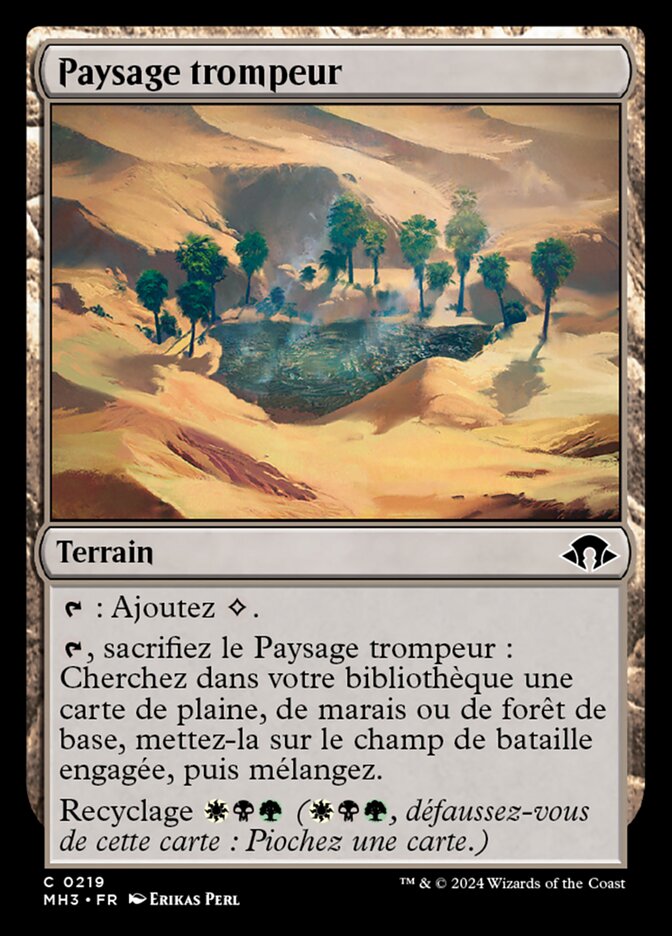 Paysage trompeur