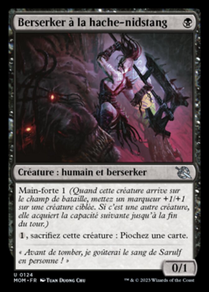 Berserker à la hache-nidstang