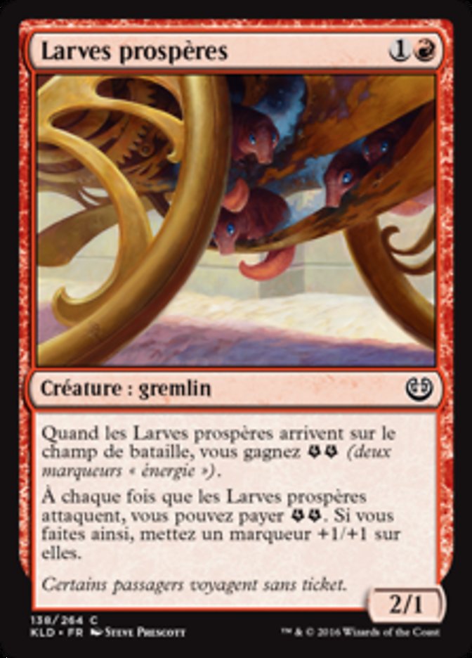 Larves prospères
