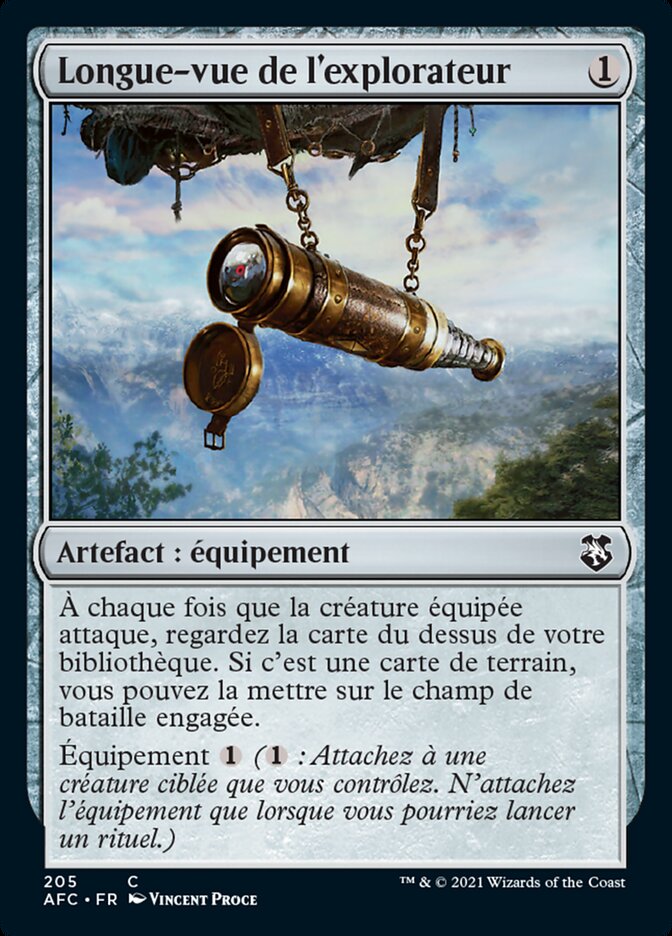 Longue-vue de l'explorateur