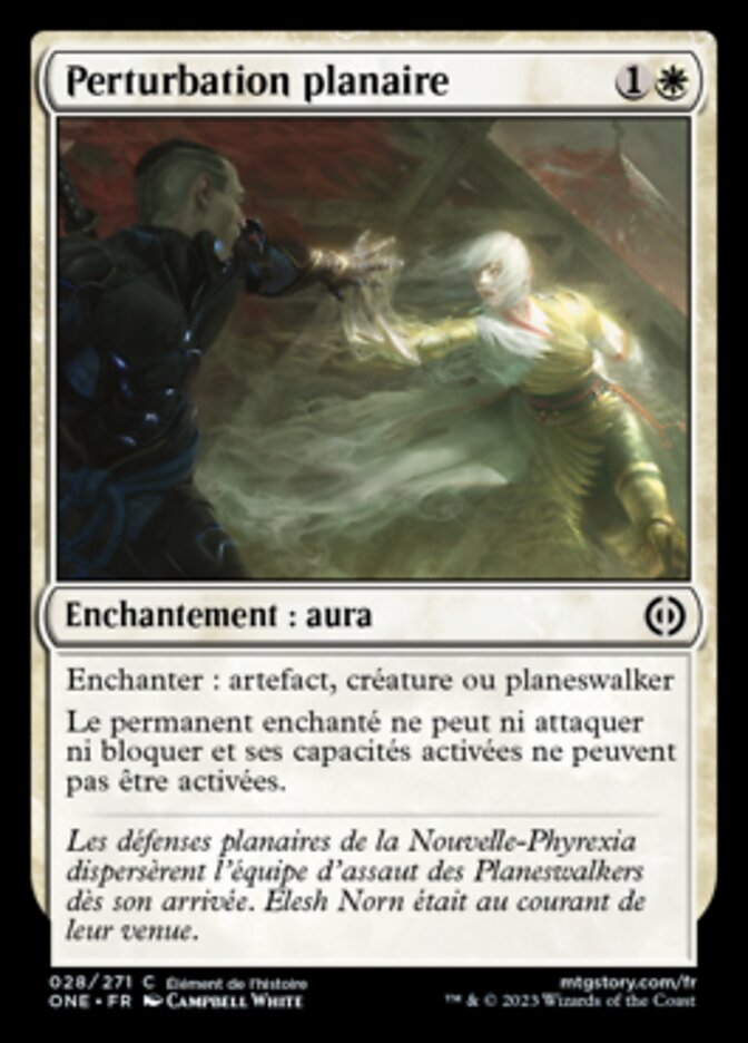 Perturbation planaire