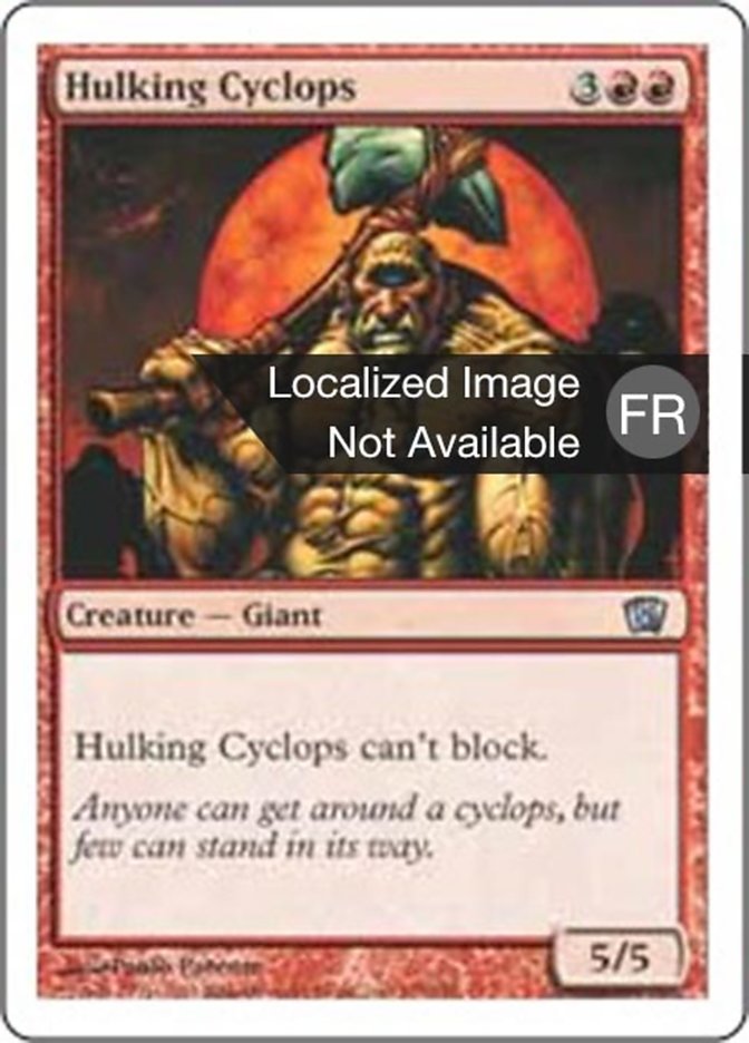 Cyclope lourdaud