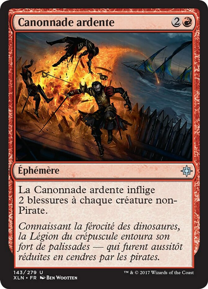 Canonnade ardente