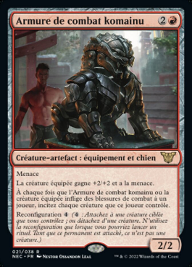 Armure de combat komainu