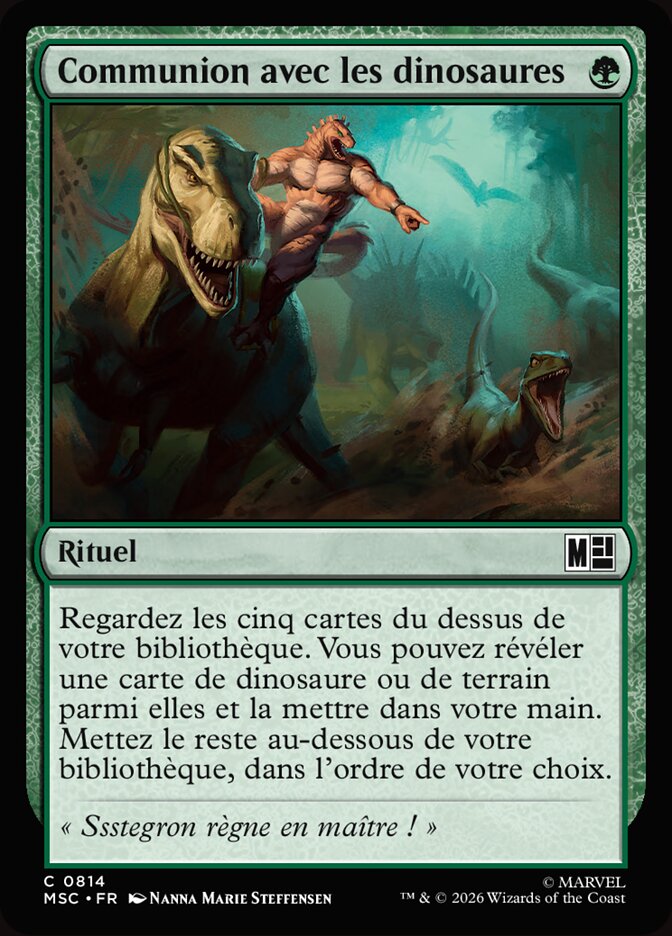Communion avec les dinosaures