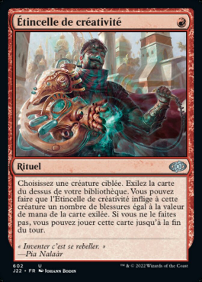 Étincelle de créativité