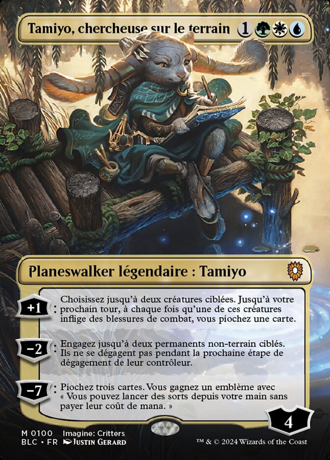 Tamiyo, chercheuse sur le terrain