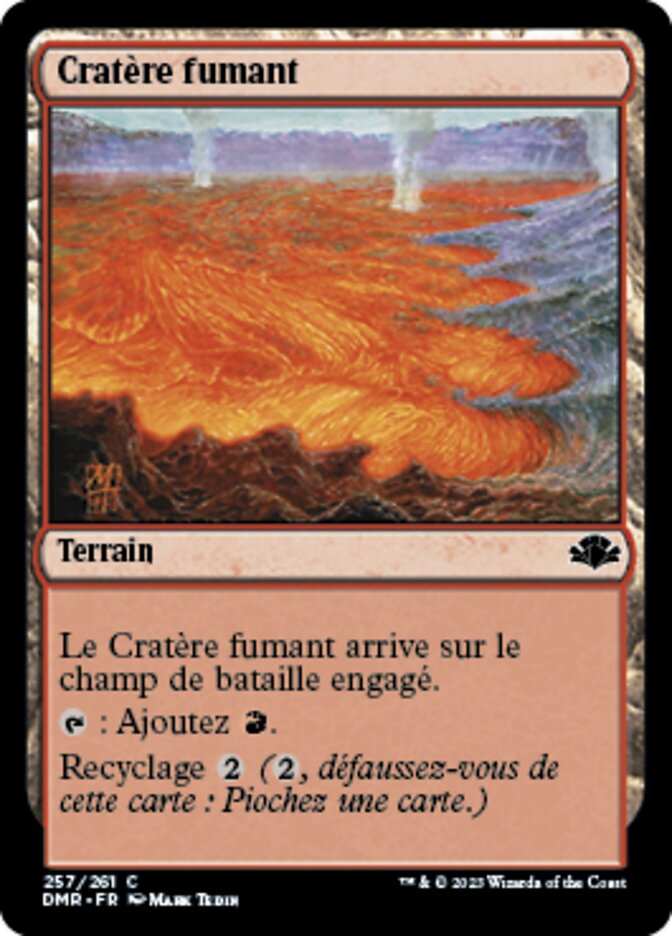 Cratère fumant