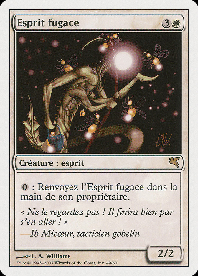 Esprit fugace