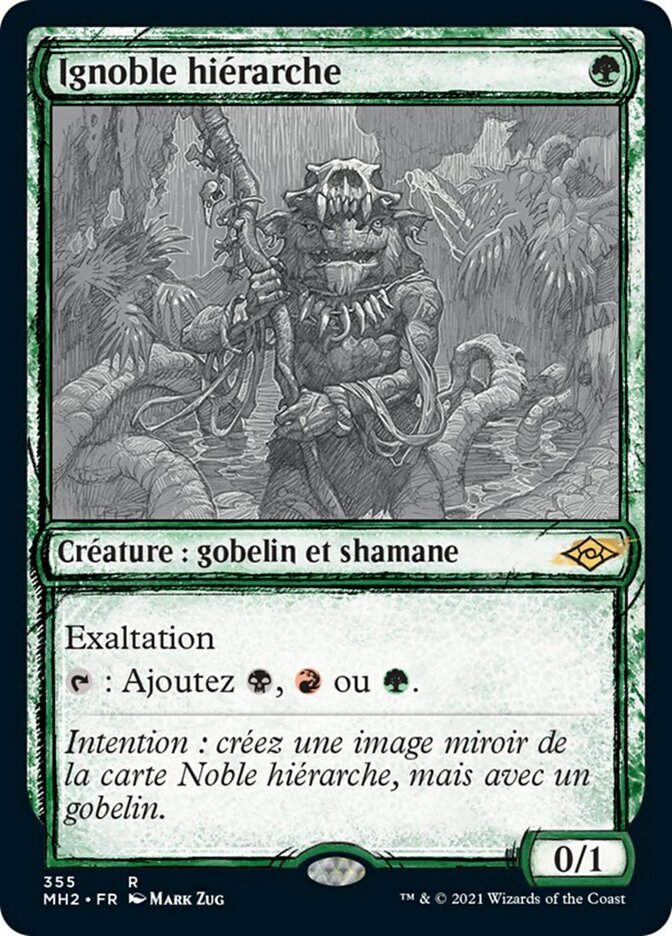 Ignoble hiérarche