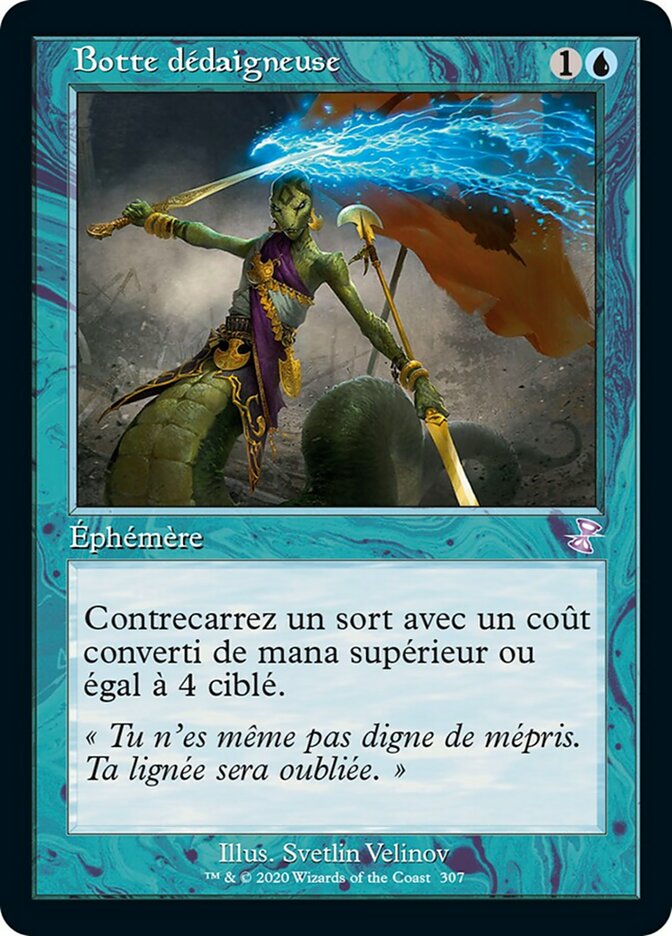 Botte dédaigneuse