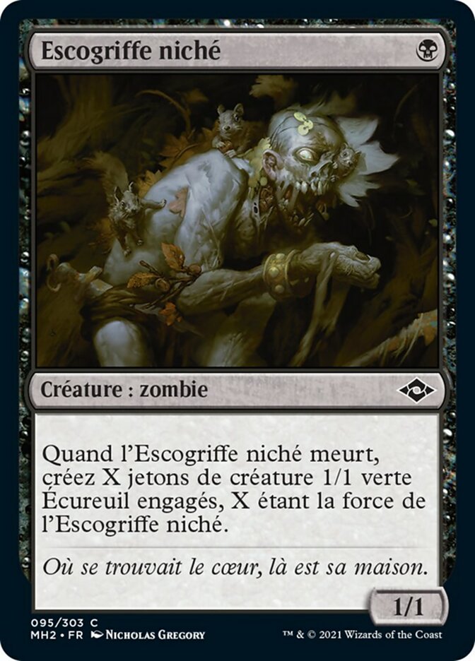 Escogriffe niché