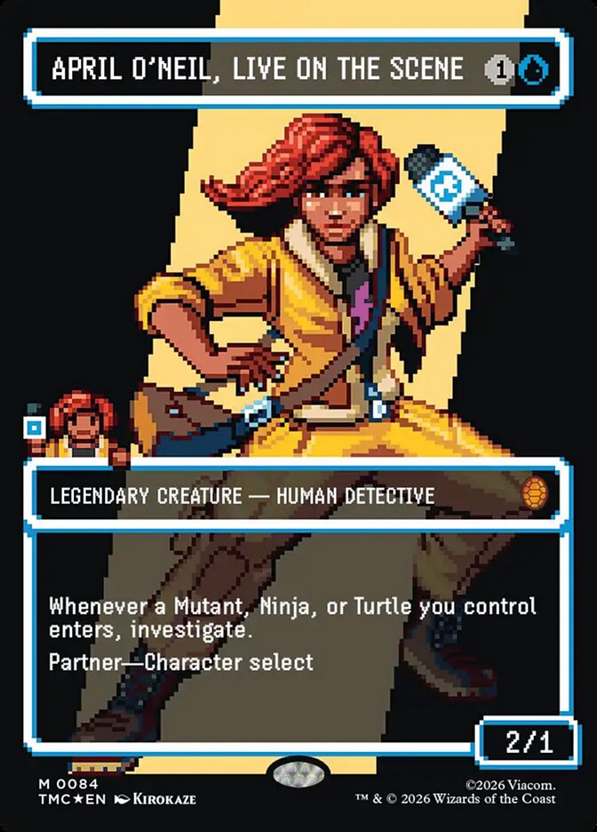 April O'Neil, Live on the Scene
