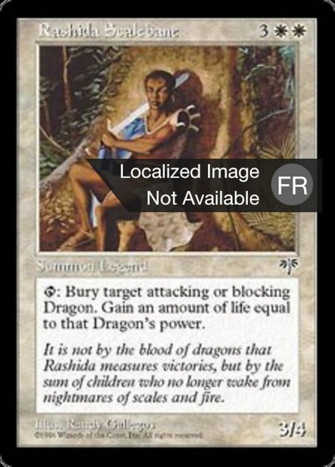 Rashida la desquamatrice