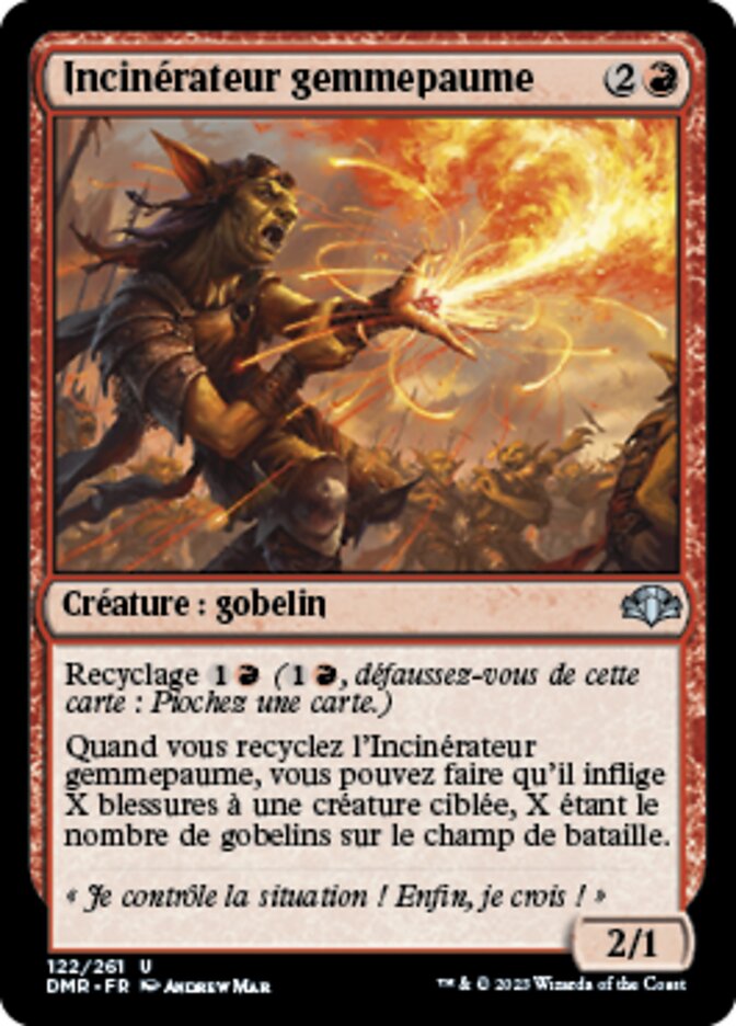 Incinérateur gemmepaume