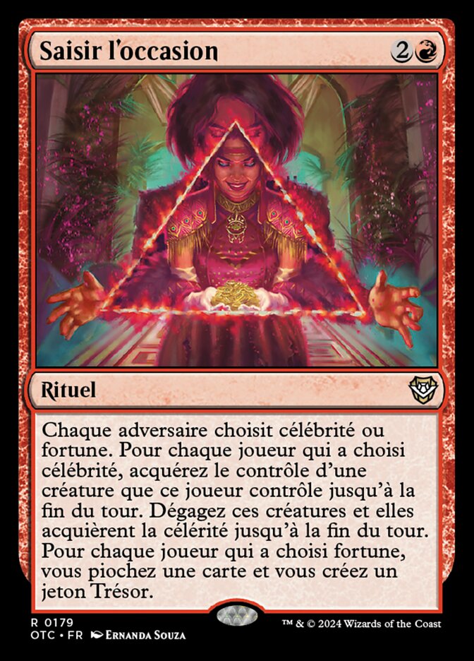 Saisir l'occasion