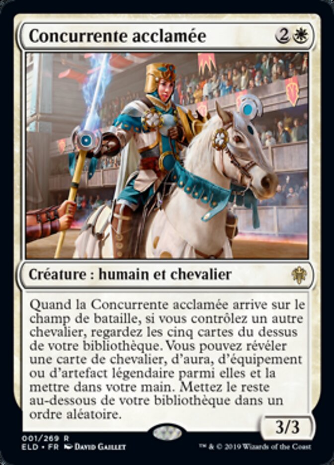 Concurrente acclamée