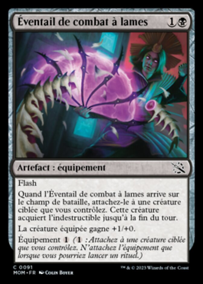 Éventail de combat à lames