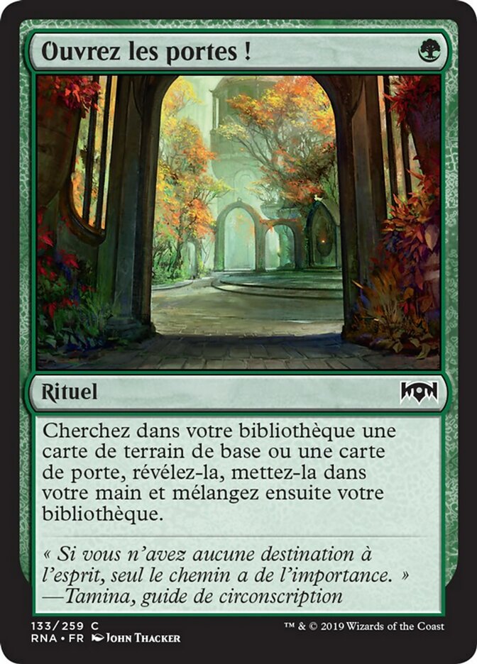 Ouvrez les portes !