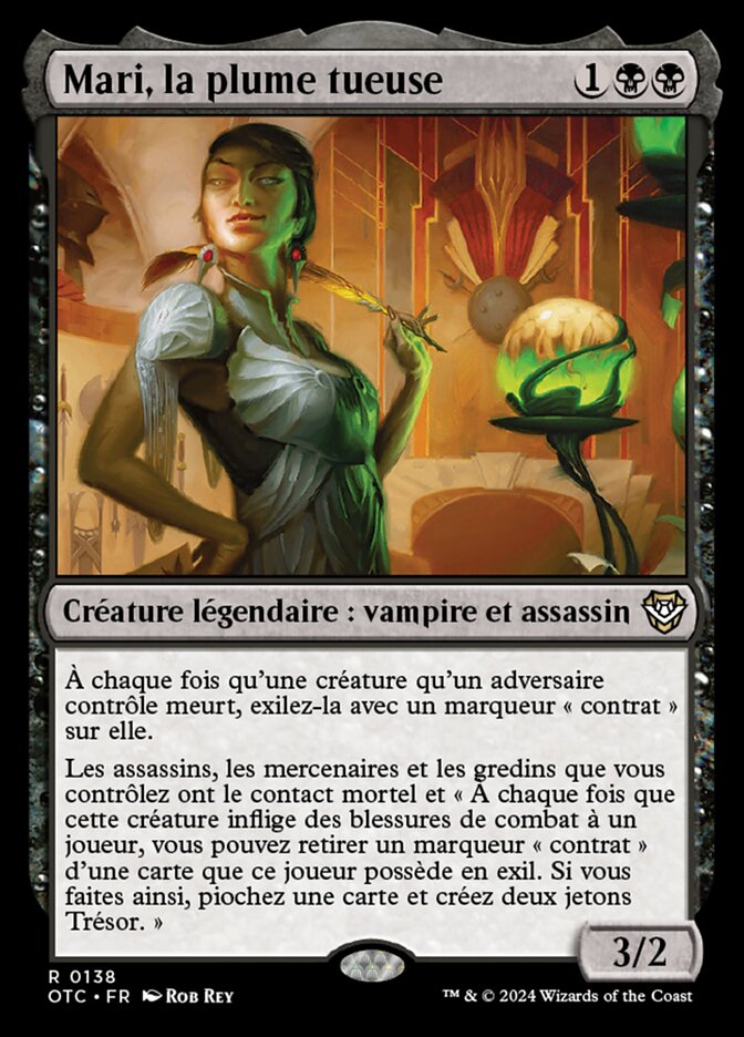 Mari, la plume tueuse