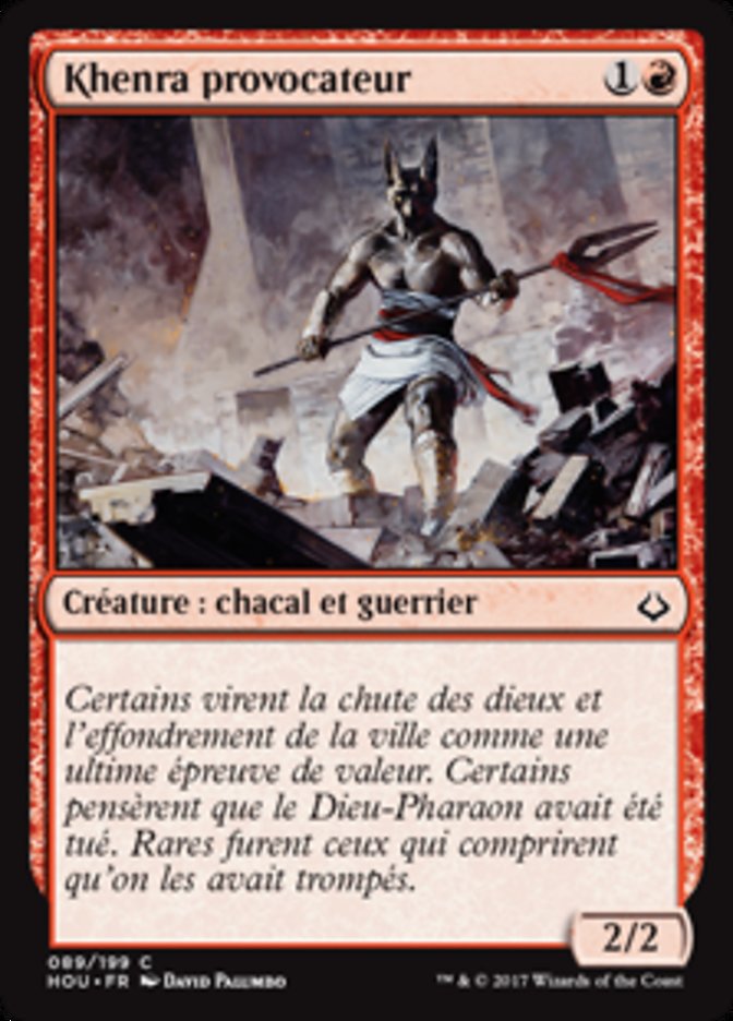 Khenra provocateur