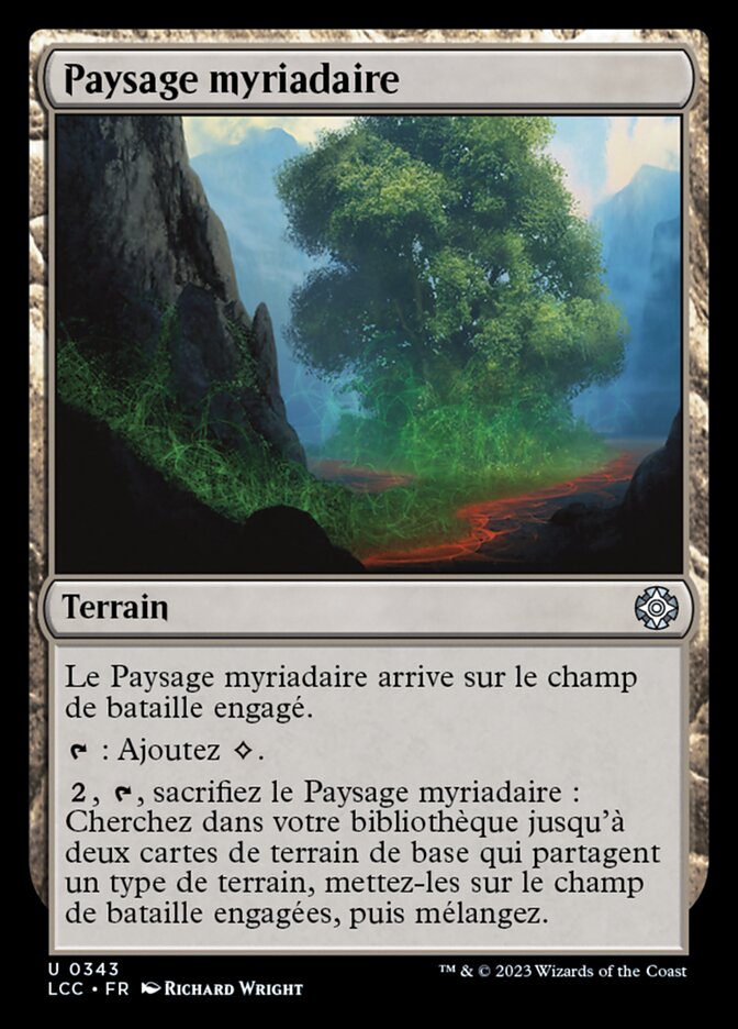 Paysage myriadaire