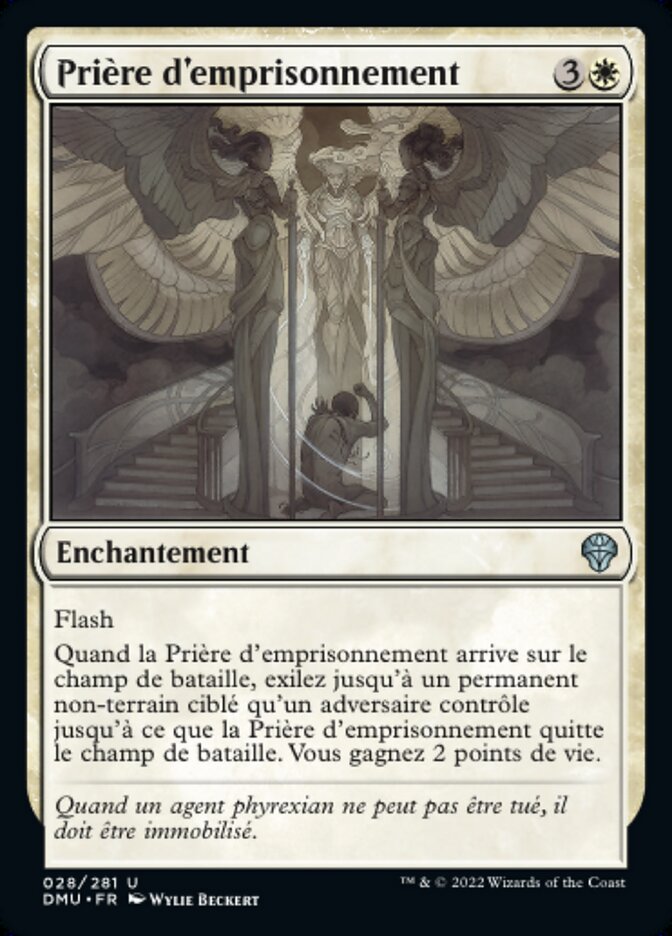 Prière d'emprisonnement