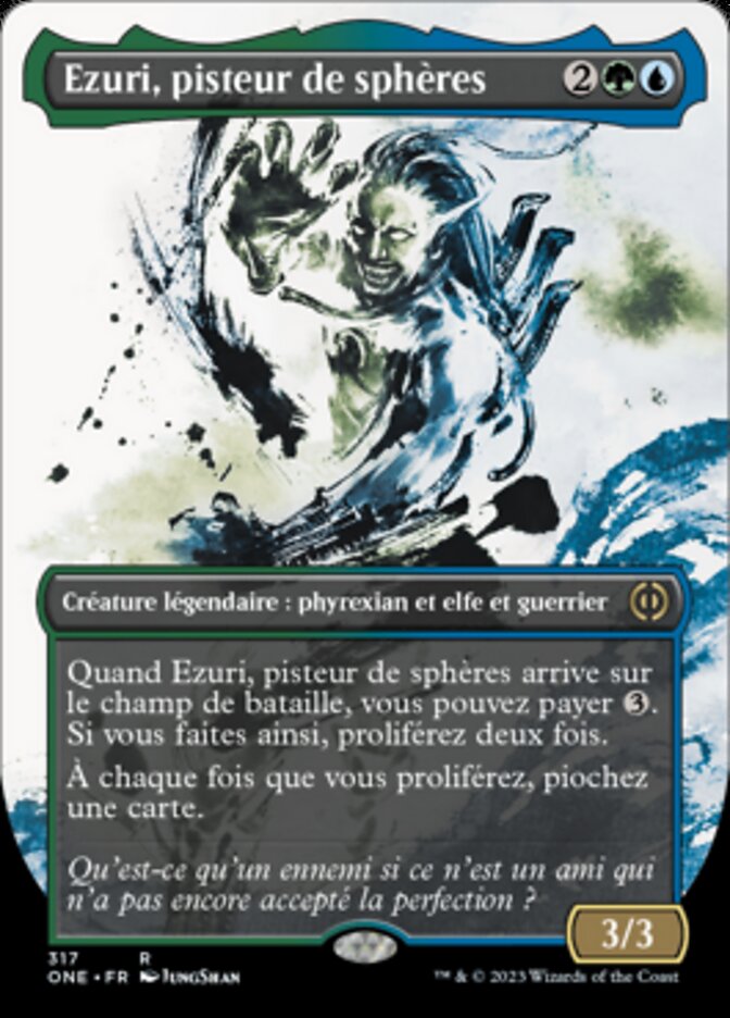 Ezuri, pisteur de sphères