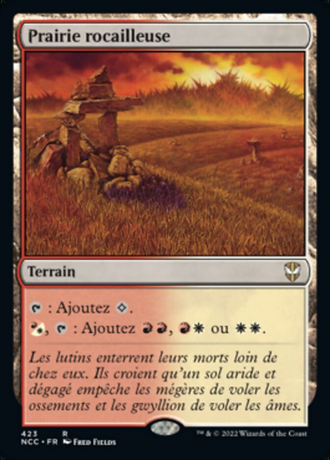 Prairie rocailleuse