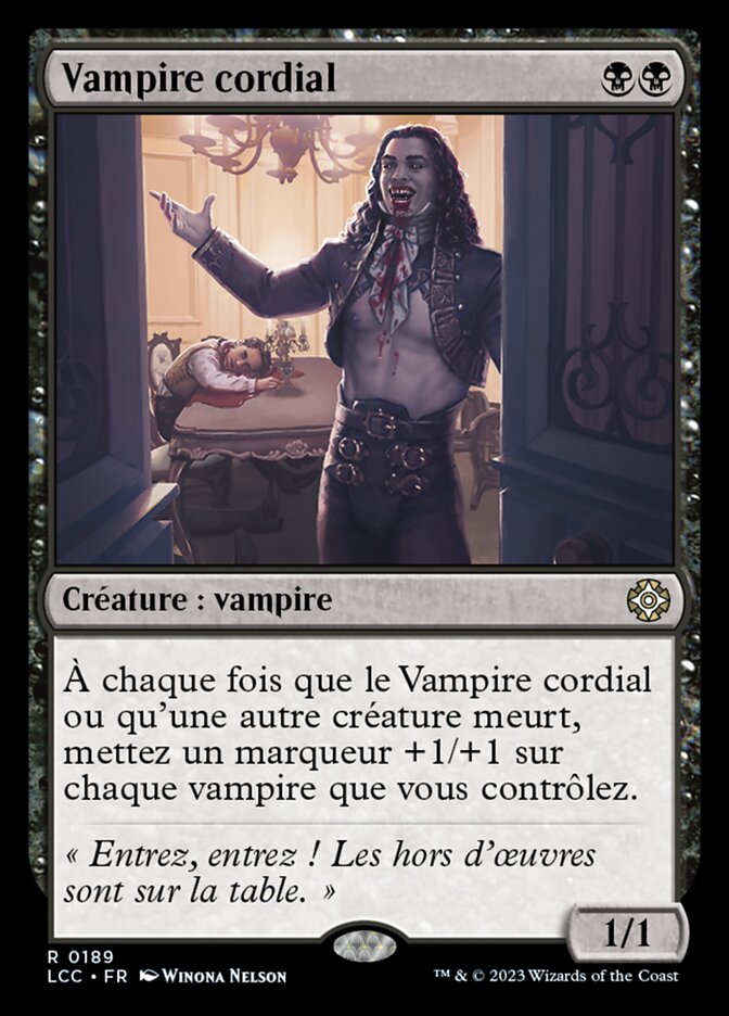 Vampire cordial