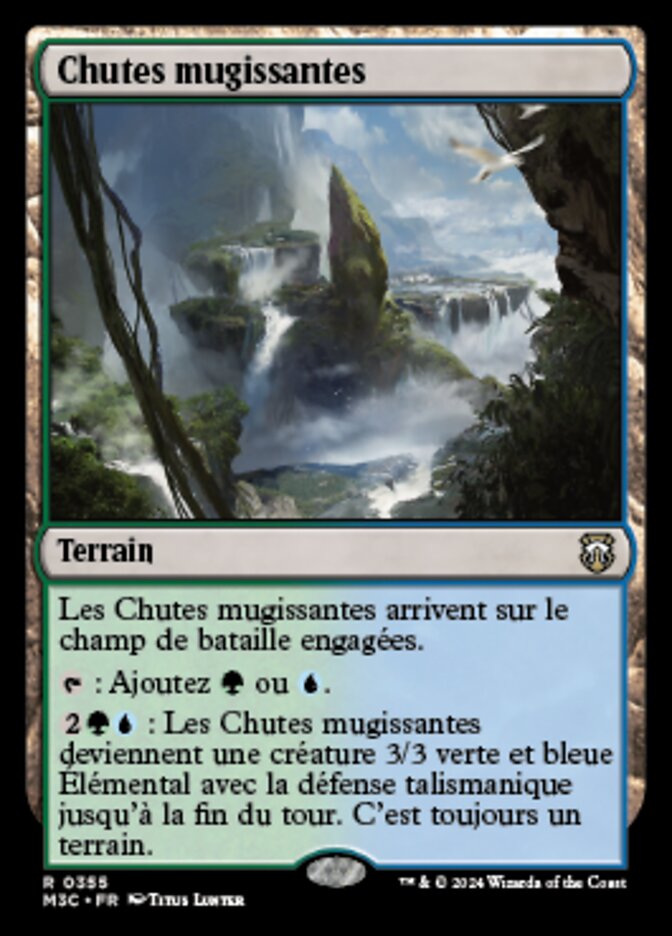 Chutes mugissantes