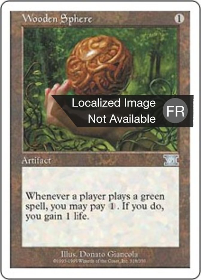 Sphère de bois