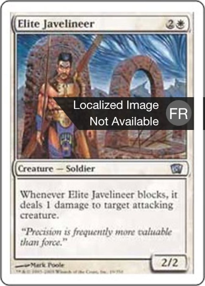 Javelinier d'élite