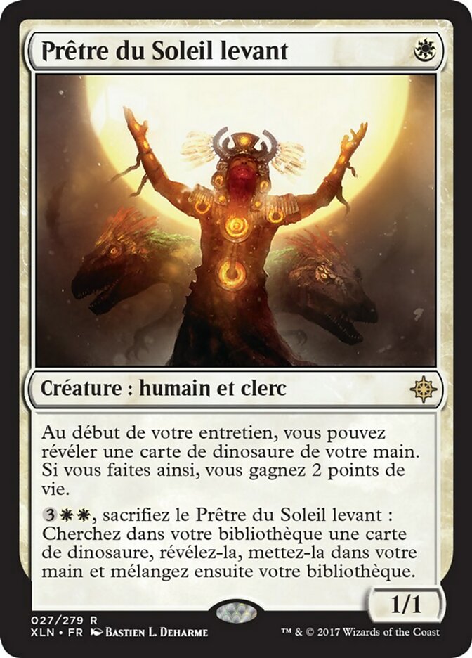 Prêtre du Soleil levant