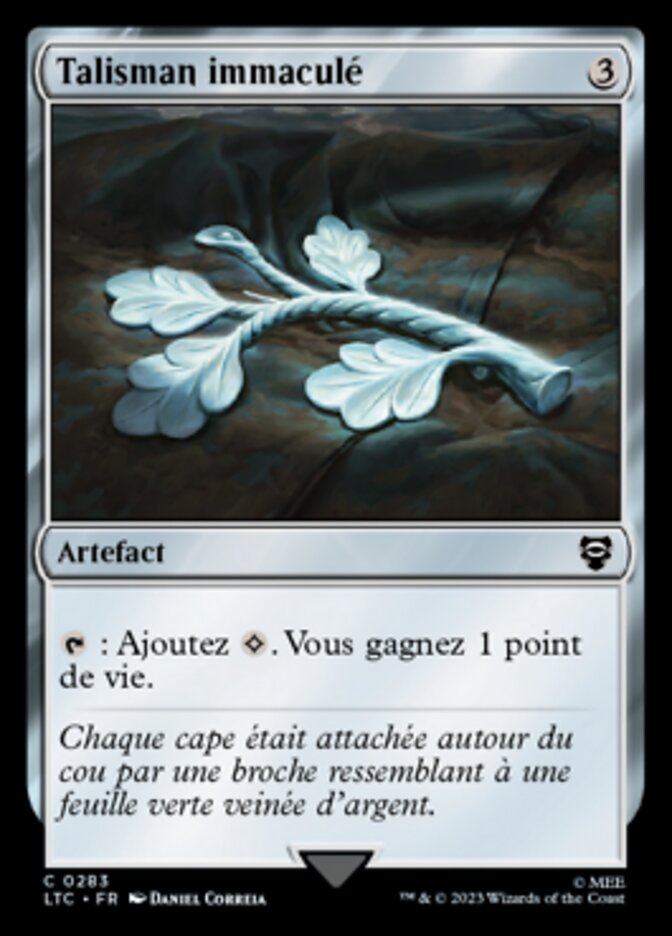 Talisman immaculé