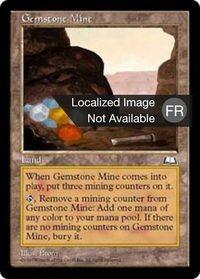 Mine de gemmes
