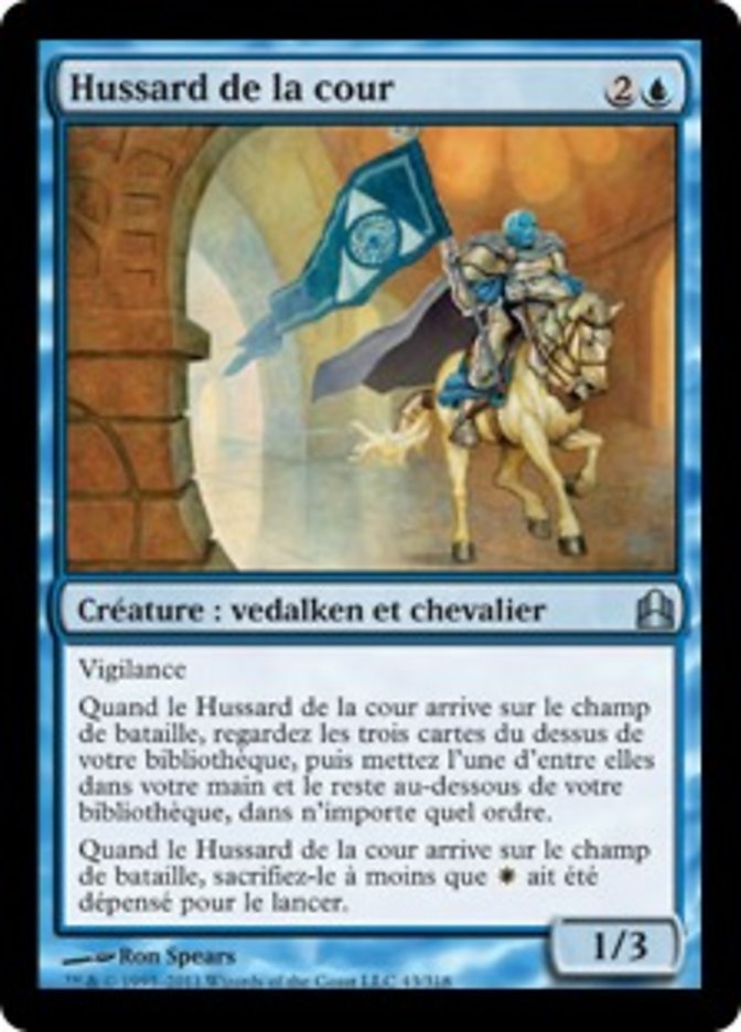 Hussard de la cour