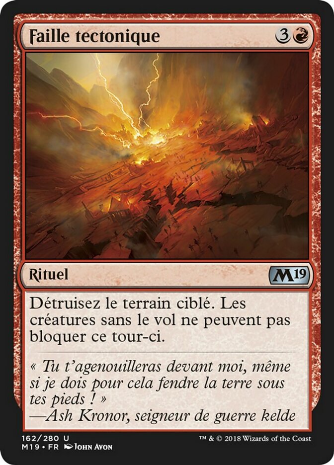 Faille tectonique