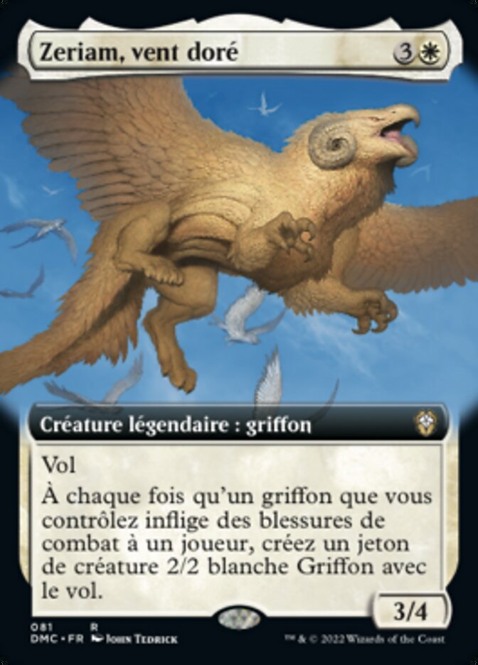Zeriam, vent doré